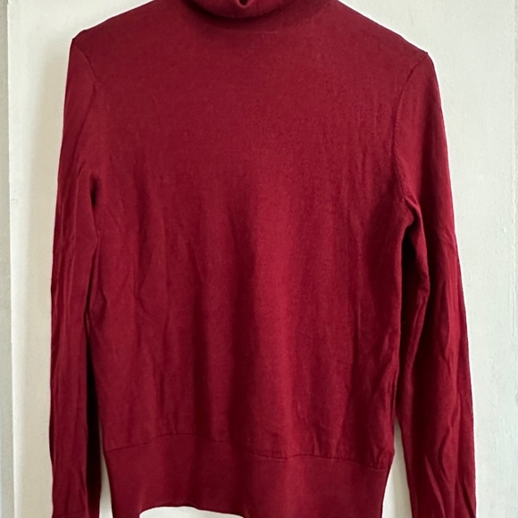 Really nice red wool sweater turtleneck sweater by COS size XS S - Picture 2 of 8